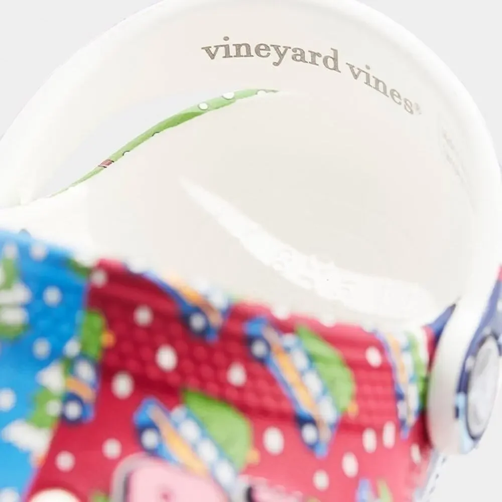 NWT❤️Crocs x Vineyard vines Holiday patchworks unisex clog toddler sz13